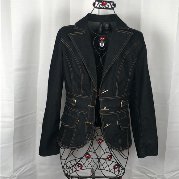 Bisou Bisou Jackets & Blazers - Bisou Bisou Denim Jacket Womens Small